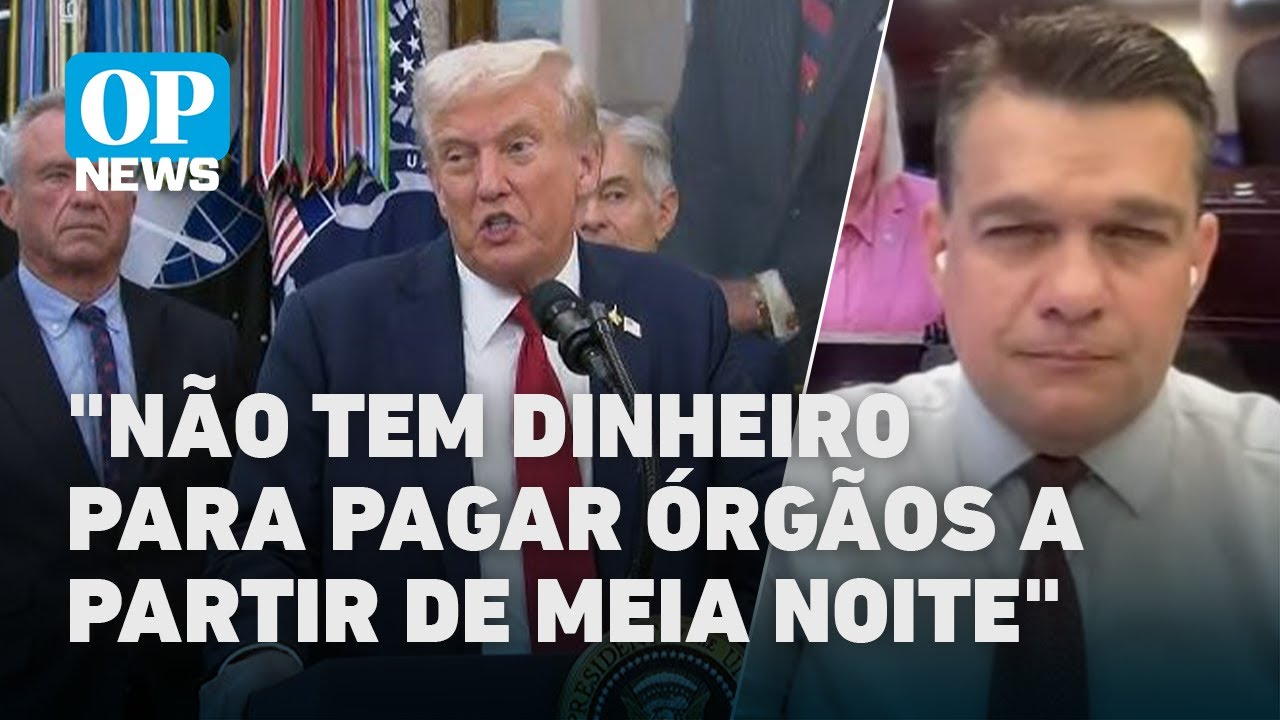 Shutdown: Governo Trump sofre risco de paralisação; jornalista explica contexto político | OP NEWS