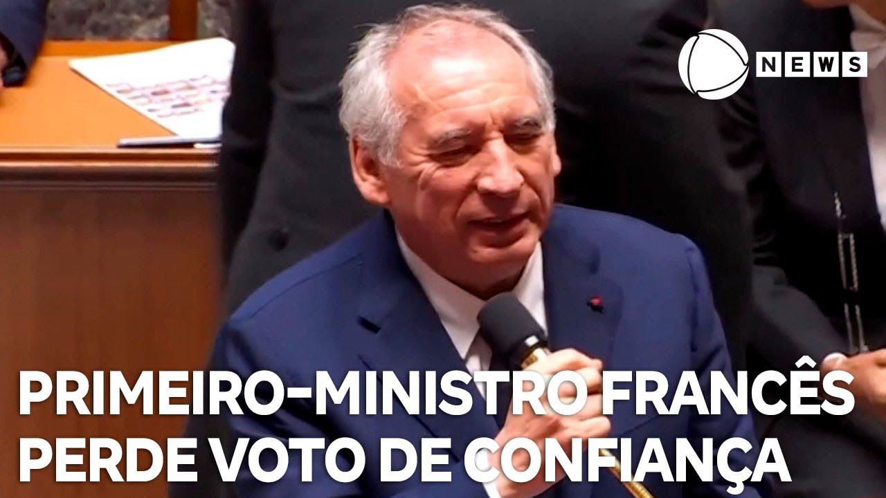 Primeiro ministro francês perde voto de confiança do Parlamento
