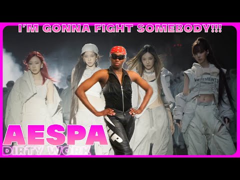 REAL BAD B***HES THAT'S DURTY WERQ! 😤💅🏽✨| aespa 에스파 'Dirty Work' MV REACTION