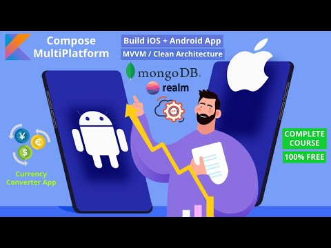 Master Compose Multiplatform | MVVM Clean Architecture | MongoDB Kotlin iOS Android App Development