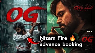 OG ADVANCE BOOKING IN NIZAM 🥶 || OG MOVIE WORLDWIDE ADVANCE BOOKING 