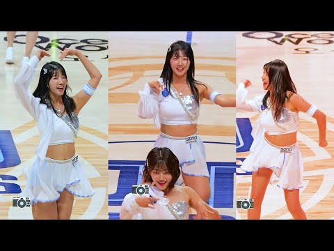 부산 수지의 아파트아파트 | 고양 소노스카이거너스 박예진 치어리더 로제 아파트 | CheerLeader FanCAM 4K 60fps | 241031