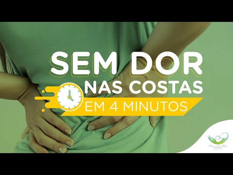 Como Aliviar a Dor nas Costas em 4 Minutos - Funciona em 90% das pessoas! (Erros no Final)