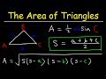 Triangle Area and Angle Concepts