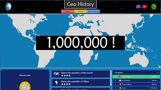One Million Subscribers! NEW Geography Games