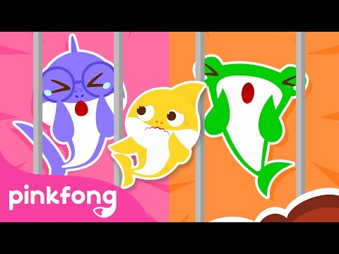 Baby Shark's Friends Are Trapped | Baby Shark Kindergarten | Solve the Puzzle | Pinkfong Kids' Songs