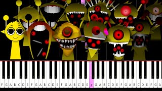 Sprunki - From Normal To Phase 12 - Piano Tutorial