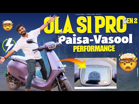 OLA S1 Pro Gen2 Test Ride Review | 120 Kmph Top Speed | Electric Vehicles India