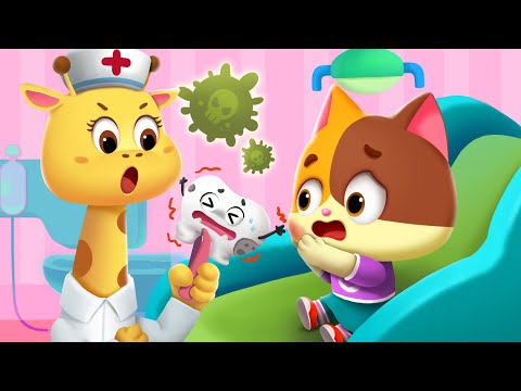 طبيب الاسنان | أسنان ميمي مؤلمة | اغاني اطفال | ميمي وتيمي | MeowMi Family Show