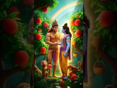 भक्ति का कमाल देखो — बंदरों ने उगाए श्रीराम के लिए मीठे बेर 😍🌳"#shorts