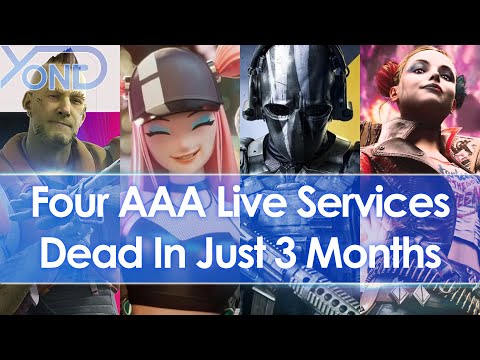 Suicide Squad Kill The Justice officially dead, marking 4 dead AAA live services in just 3 months...