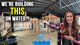 Navy Barge Turned Houseboat Transformation (ep 6)