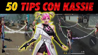 🔥 50 TRUCOS con el NUEVO PERSONAJE KASSIE en FREE FIRE