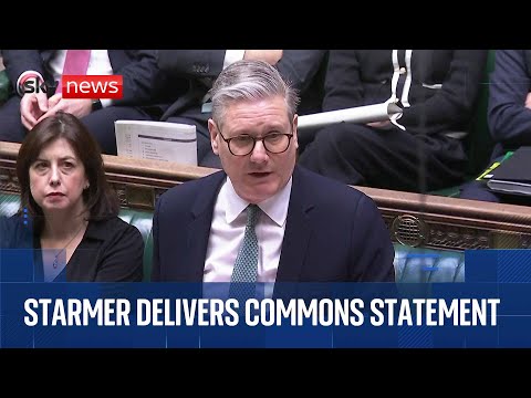 Starmer delivers Commons statement following NATO summit