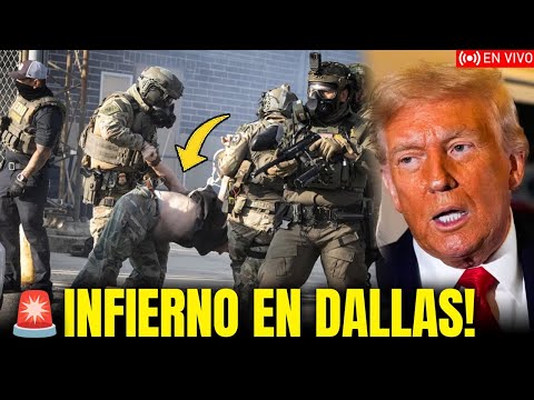 TERROR EN DALLAS! FRANCOTIRADOR ATACA HISPANOS DETENIDOS POR ICE