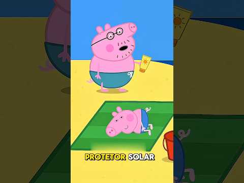 GEORGE VIROU LEITÃO ASSADO!! #viraliza #peppapig #shortvideo #shorts #cartoon
