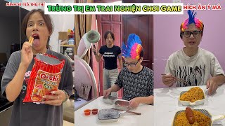 Ăn Mì Cay, BimBim... Trừng Trị Em Trai Nghiện Chơi Game !!!