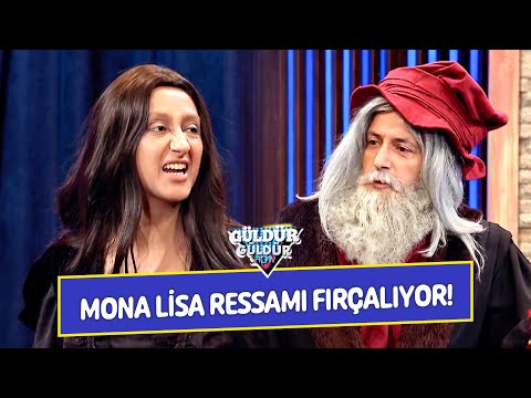 Mona Lisa Ressamı Fırçalıyor | Güldür Güldür Show
