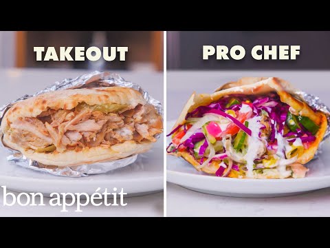 Perfect Shawarma: Takeout vs Pro Chef | Taking on Takeout | Bon Appétit