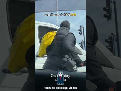 The funniest instant karma video (England)
