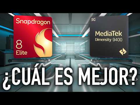 ¿Cuál es el MEJOR procesador para celulares en 2025? Qualcomm Snapdragon o MediaTek Dimensity