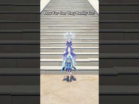 Who Travels the Farthest in Genshin Impact #genshinimpact #genshin #hoyoverse #shorts