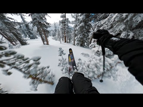 Rock Drops and Pow at Mammoth Mountain - POV