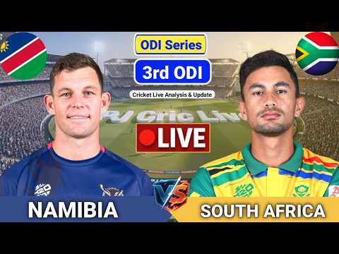 Namibia Vs South Africa 3rd <strong>ODI</strong> Match | Live Score Analysis &amp; Discussion | <strong>NAM</strong> vs SA <strong>ODI</strong> Cricket