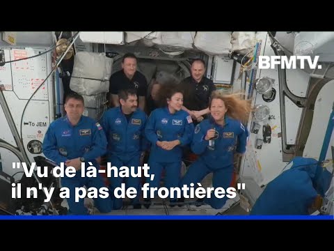Les premières images de Sophie Adenot à bord de la Station spatiale internationale