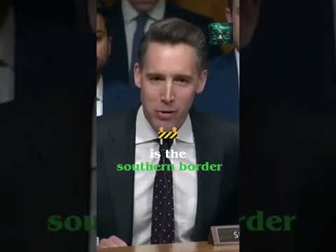 Josh Hawley: is border secure? #shots