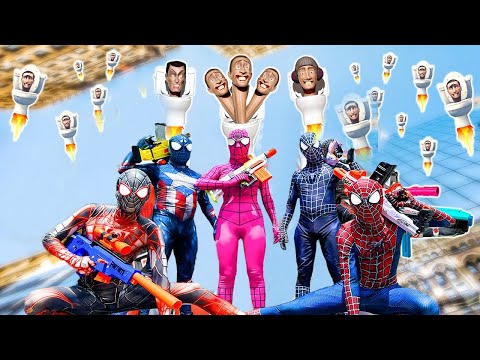 What If Many SPIDER-MAN in 1 HOUSE ??? KID SPIDER MAN Rescue JOKER From BAD HERO + MORE