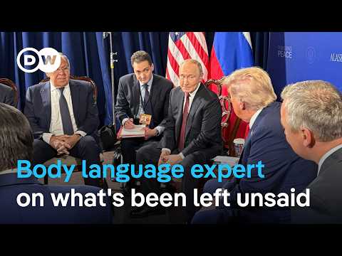 How does a behavior expert interpret the US and Russia leaders' body language? | DW News