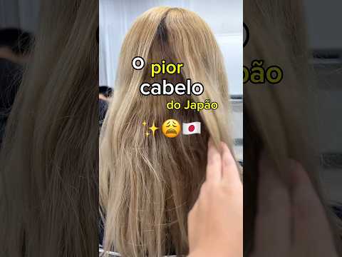 Como salvei meu cabelo no Japão 🇯🇵 #japão #cabelo #tokyo