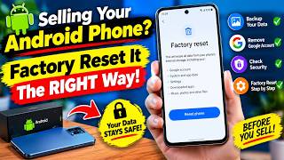 How To Factory Reset Android Phone Before Selling ?? || Delete All Data On Android