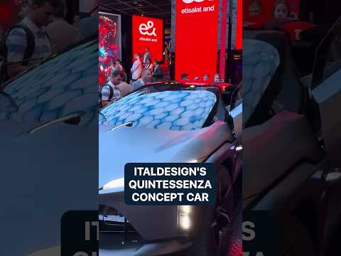 Italdesign's Quintessenza concept car | GITEX 2024 in Dubai | ...