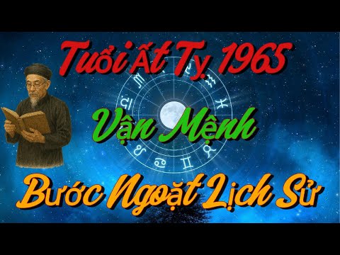 VẬN MỆNH RUNG CHUYỂN: Tuổi Ất Tỵ 1965 Đang Gặp Bước Ngoặt Lịch Sử !
