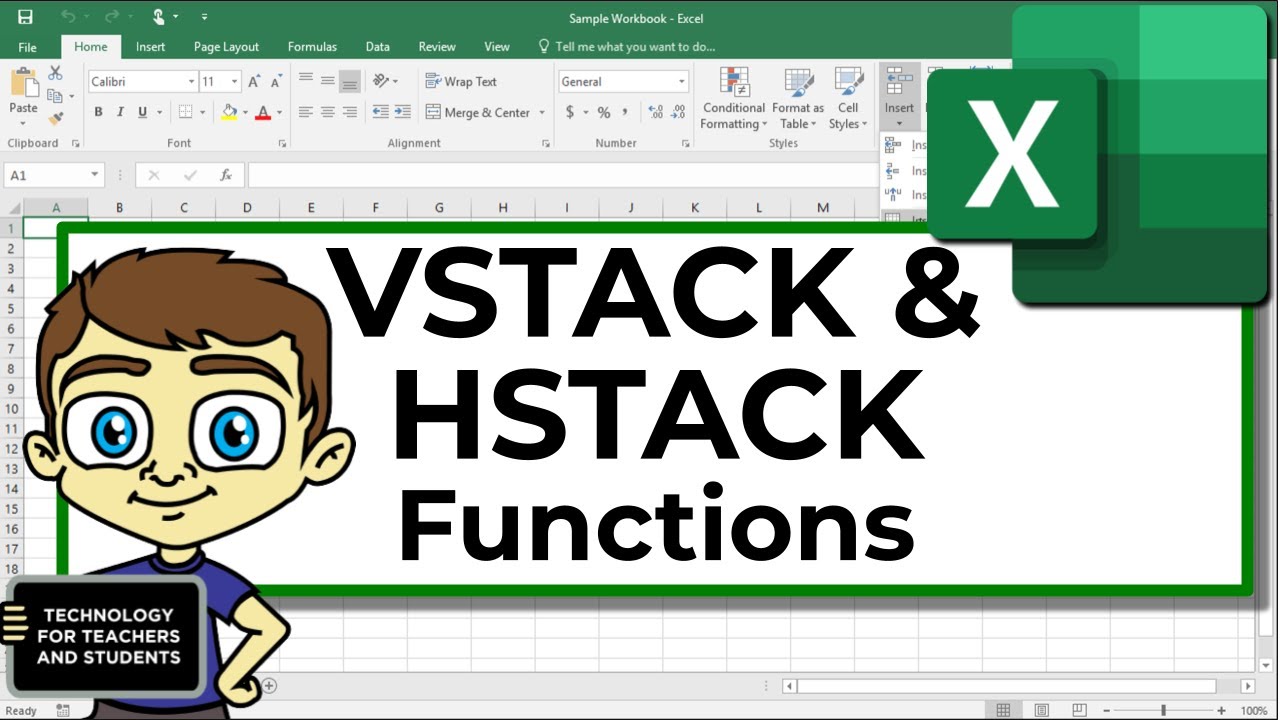 Excel VSTACK and HSTACK Functions