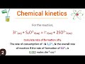 Chemical Kinetics and Reaction Rates