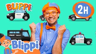 Blippi’s Police Car Adventure Begins! 🚓 | Blippi | Kids Road Trip! | Kids Songs and Stories