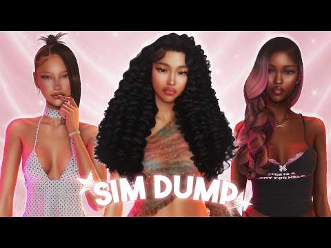 the sims 4 cas: sim dump | cc folder & sim download