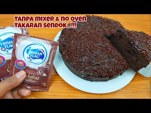 RESEP BROWNIES KENTAL MANIS TAKARAN SENDOK !!