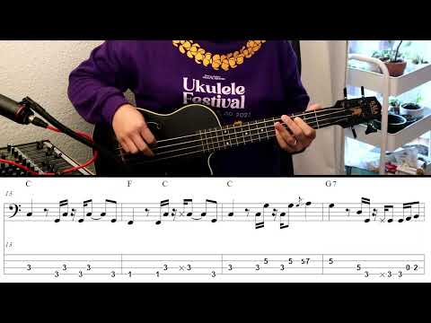 By and By Ho'i Mae 'Oe - U-Bass Cover + TAB