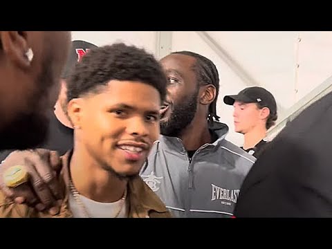 Shakur Stevenson REACTS to Terence Crawford BEATING Canelo | Exclusive BTS with Chance The Rapper