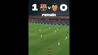 Barça-Valence : Ouverture du score magistrale de Fermin #fcbarcelona #barça #videoviral #reelsvideo
