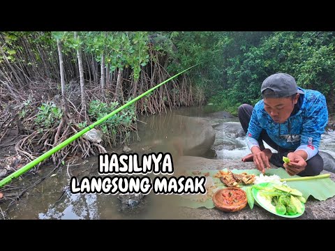 TERBAYAR KAN !! Muter" Mencari spot mancing Ahirnya mancing di spot kakek Sugiono pinggir jalan