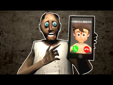 Granny found Chhota Bheem phone - Funny Horror Animation