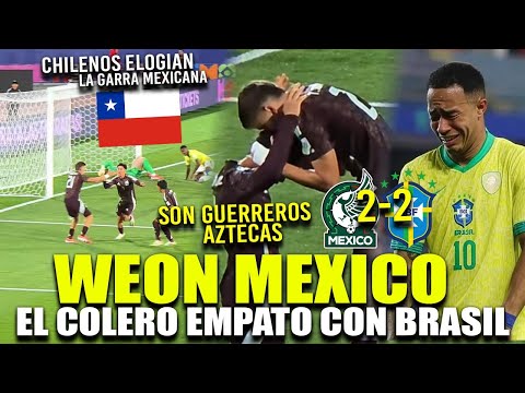 CHILENOS ATÓNITOS: MÉXICO SUB-20 ROMPE PRONÓSTICOS, LE COMPITE A BRASIL Y SE CONSOLIDA COMO FAVORITA