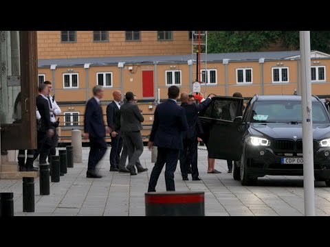 US and Chinese delegations leave after first day of trade talks in Stockholm | AFP