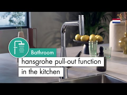 hansgrohe uittrekbare kranen in de keuken (NL)