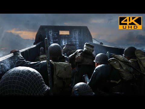 D-Day Normandy | Realistic Immersive Ultra Graphics Gameplay [4K UHD 60FPS] WWII Call of Duty